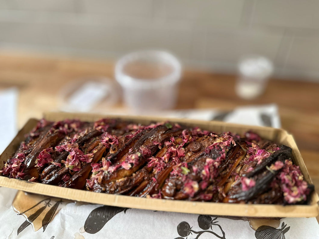 VALENTINE'S DAY – Chocolate, Hazelnut, Rose & Cookie Crumb Babka Kit